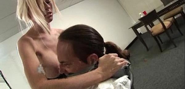  Kenzie Marie Giving a Handjob to her Boss